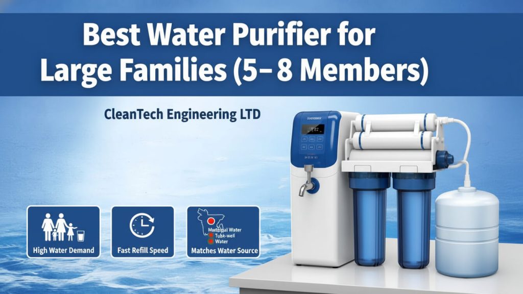 Best Water Purifier for Large Families