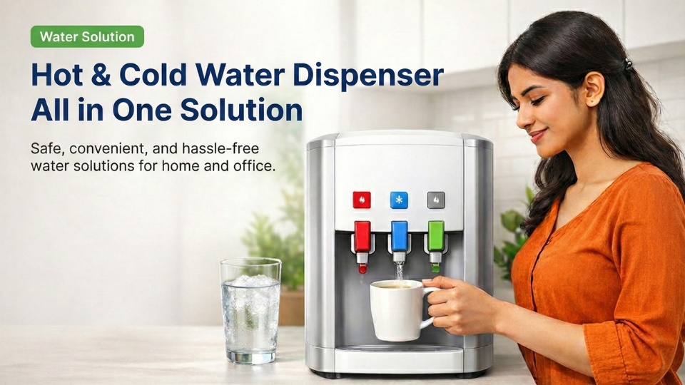 Hot and cold water dispenser